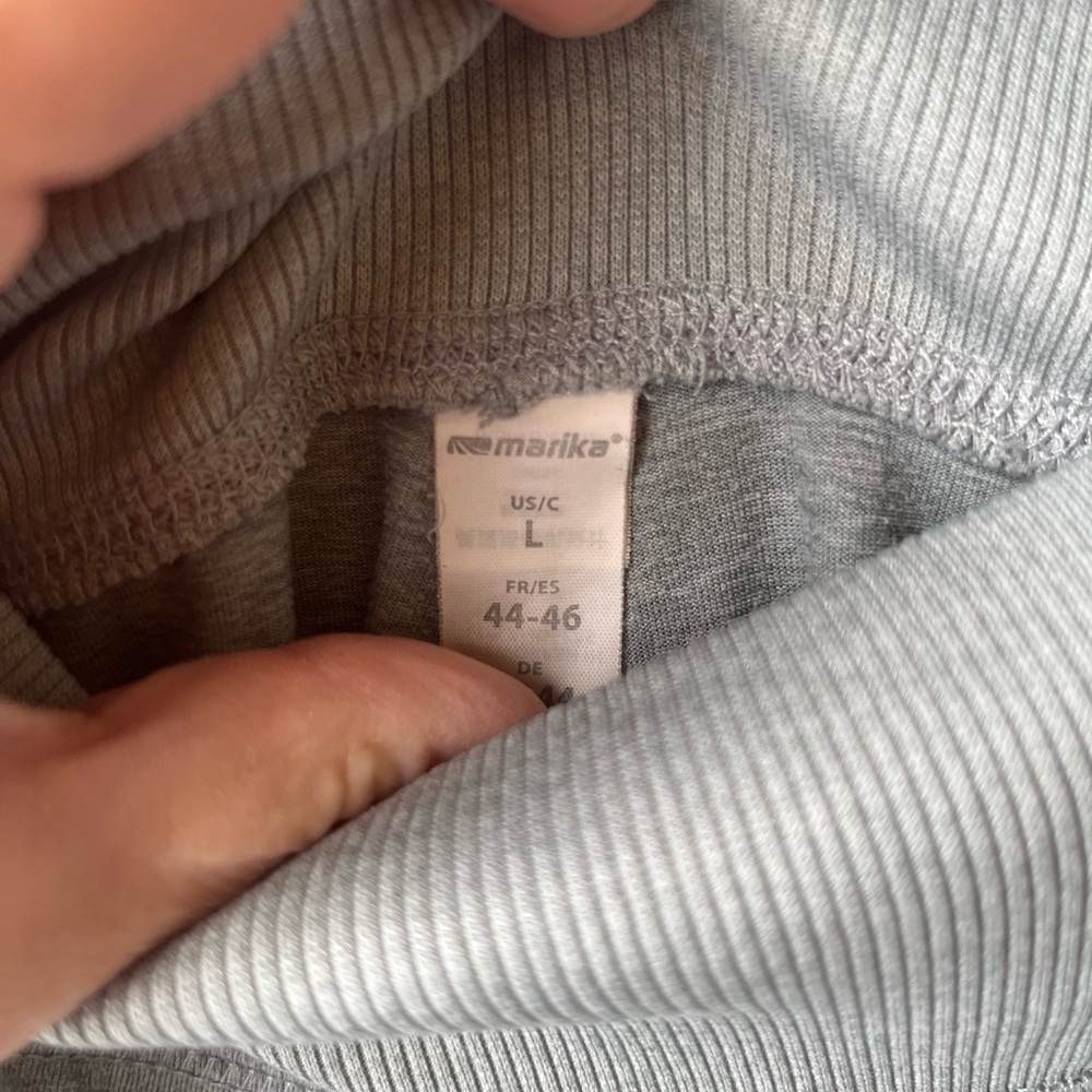 Marika Light sage green Ribbed Apparel